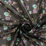 Crepe Chiffon Dobby e Flores – preto/azul claro,  thumbnail number 3