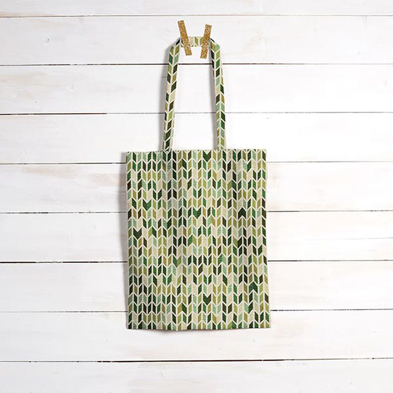 Jacquard Gobelina Ziguezague – verde,  image number 6