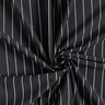 Tecido para calças Stretch Riscas de giz – preto/branco,  thumbnail number 3