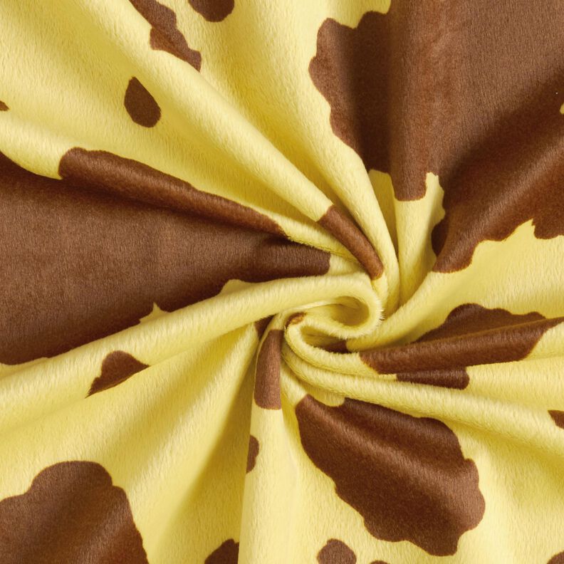 Girafa de pele sintética – amarelo-sol/castanho,  image number 4