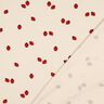 GOTS Jersey de algodão Morangos | Poppy Fabrics – bege claro/carmin,  thumbnail number 4