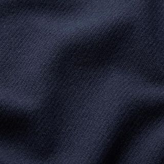 Tecido para sobretudos Mistura de lã Liso – azul-noite, 