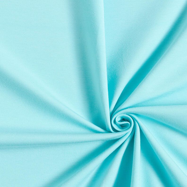 Jersey de algodão médio liso – azul-gelo,  image number 1