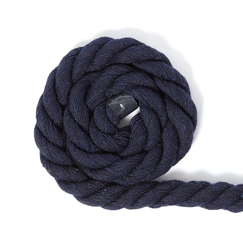 Cordão de algodão [Ø 14 mm] 15 - azul marinho,  image number 1