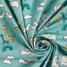 Jersey de algodão Animais das estepes e arco-íris – verde amarelado,  thumbnail number 3