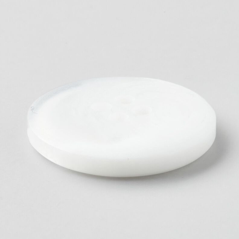 Botão redondo de 4 furos [Ø 25 mm] – branco,  image number 3