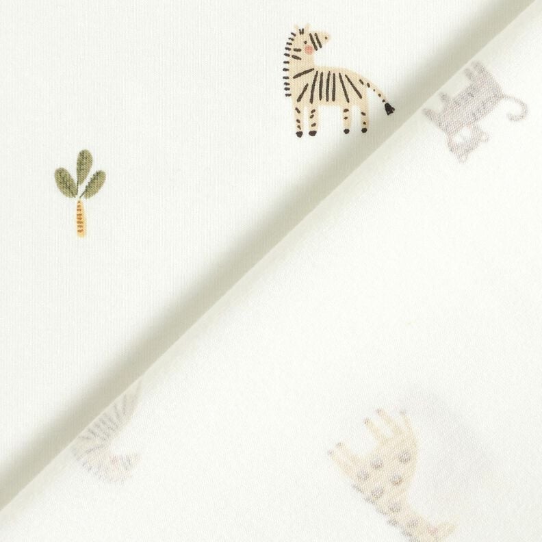 Jersey de algod&atilde;o Pequenos animais da savana &ndash; branco,  image number 4