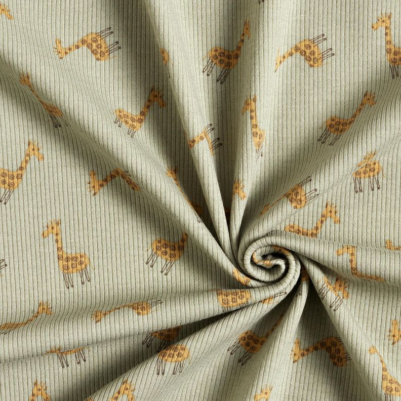 Jersey canelado Girafas doces &ndash; caqui,  image number 3