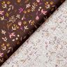 Tecido de algodão Cretone Ramos pequenos – castanho escuro/uva,  thumbnail number 4