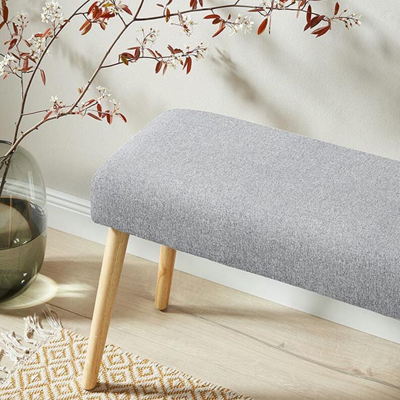 Tecido para estofos discretamente mesclado – cinzento-prateado,  image number 7