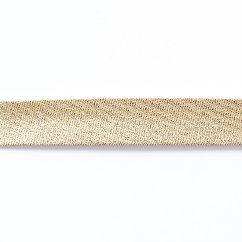 Fita de viés Metálico [20 mm] – ouro metálico,  image number 2