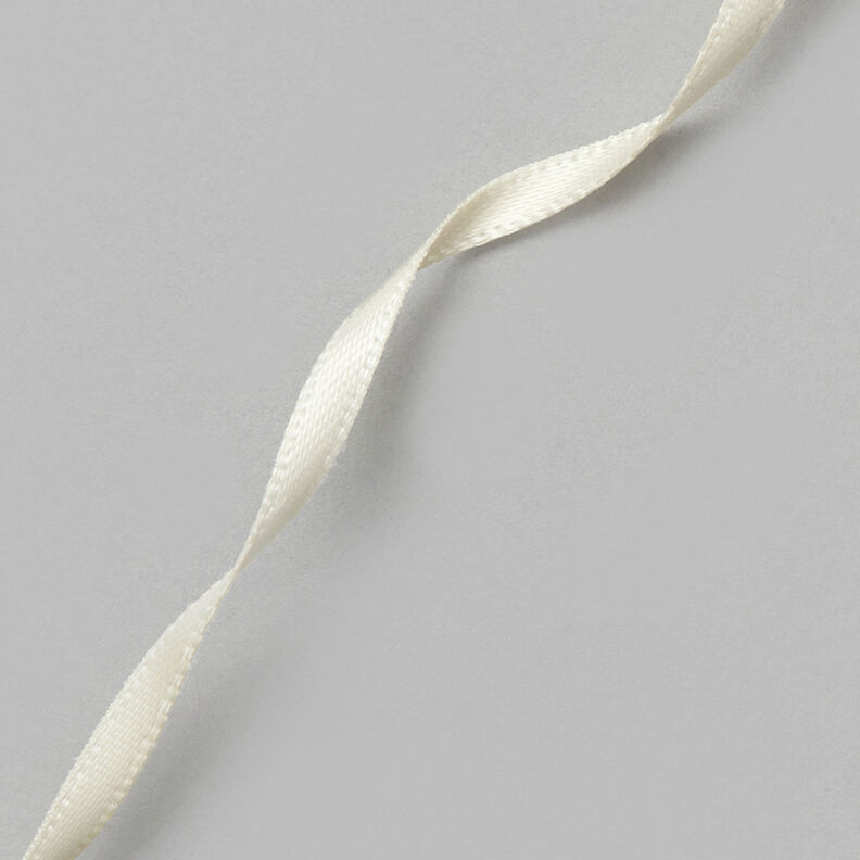 Fita de cetim [3 mm] – branco sujo,  image number 3