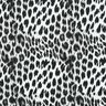 French Terry cardado Leopardo-das-neves Impressão digital – preto/branco,  thumbnail number 1
