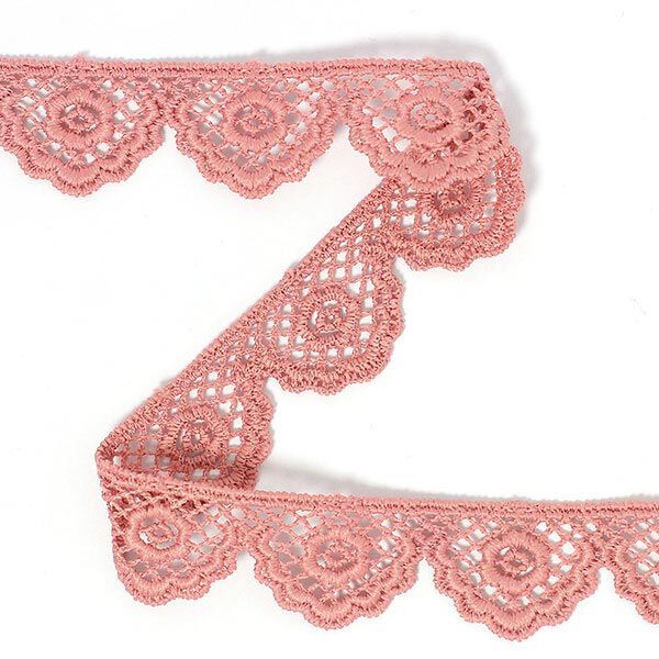 Renda de agulha, 20 mm – rosa embaçado,  image number 1