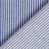 Tecido para blusas Mistura de algodão Riscas – azul-marinho/branco,  thumbnail number 4