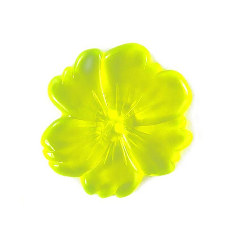 Botão de plástico, Neon Flower 2,  image number 1