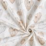 Jersey de algodão Corações de aguarela Impressão Digital – marfim/cinza claro,  thumbnail number 3