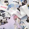 Jersey de algodão Mundo da manga japonesa Impressão Digital – cinzento-prateado,  thumbnail number 3