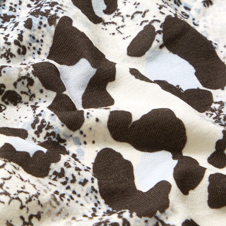 Jersey de poliéster Estampado cobra – branco/preto,  image number 2