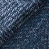 Tecido para sobretudos Mistura de lã Ziguezague – azul-marinho,  thumbnail number 4