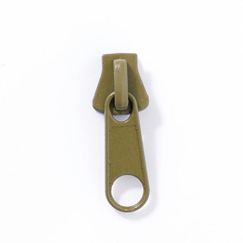 Puxador para fecho de correr Metal (Resistência do trilho 8) - verde-azeitona,  image number 1