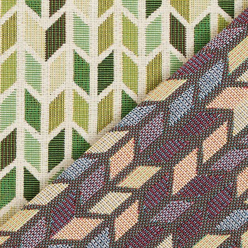 Jacquard Gobelina Ziguezague – verde,  image number 4