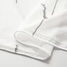 Tecido para cortinados Voile Gramíneas finas 295 cm – branco/preto,  thumbnail number 5