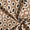 Tecido para decora&ccedil;&atilde;o Meio linho Panam&aacute; Padr&atilde;o Leo abstrato &ndash; castanho claro/caju,  thumbnail number 3