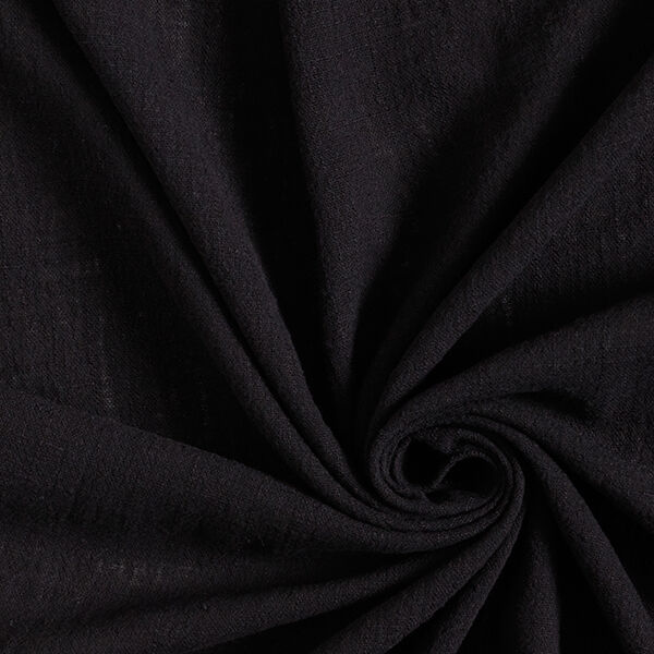 Tecido de algodão Aparência de linho – preto,  image number 1