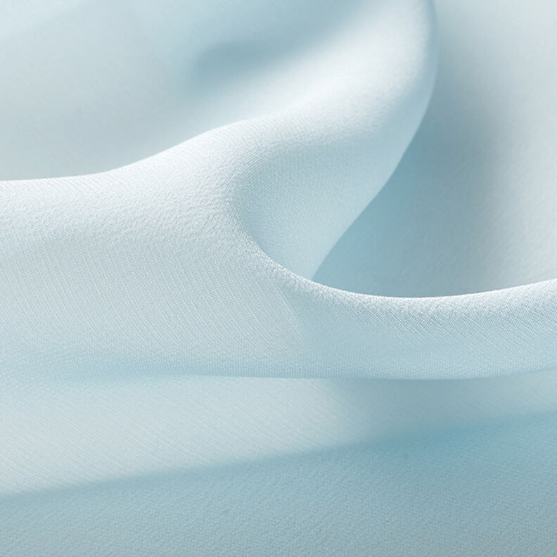 Chiffon de seda – azul claro,  image number 3